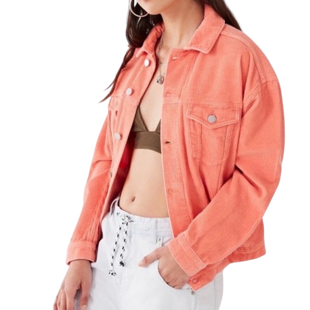 Nwt Urban Outfitters Bdg Corduroy Trucker Jacket